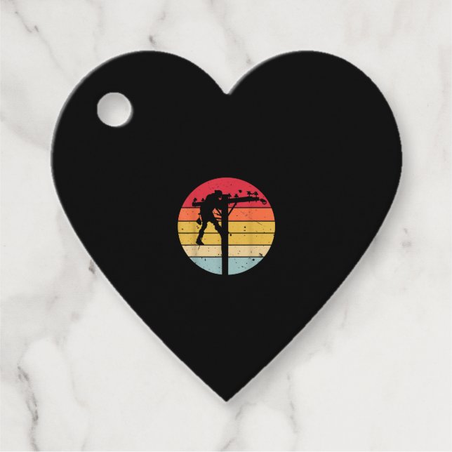 Lineman Electrician Gift Gåvor Etiketter (Framsida)