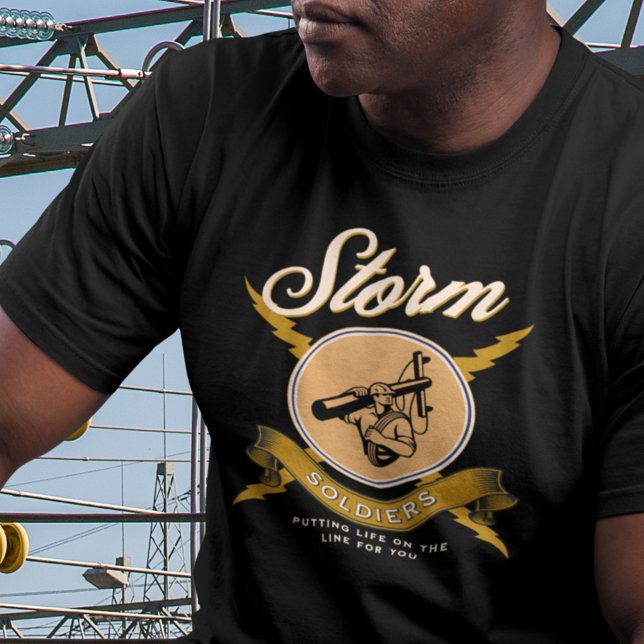 Lineman Electrician T Shirt (Power Electrical Lineman T Shirt)