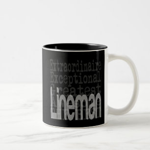 Lineman Extraordinaire Två-Tonad Mugg