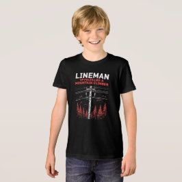 Lineman Humor: Upphöjda polacker som ett bergsklim T Shirt