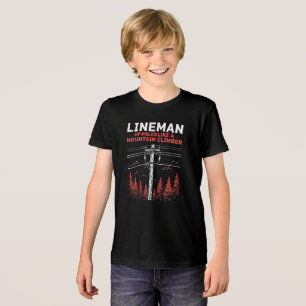 Lineman Humor: Upphöjda polacker som ett bergsklim T Shirt