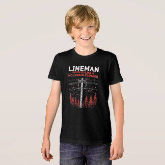 Lineman Humor: Upphöjda polacker som ett bergsklim T Shirt