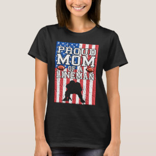 Lineman Mamma Linemom American Football Linemen Pr T Shirt