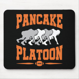 Lineman på fotbollens offensiv i Pancake Platoon Musmatta