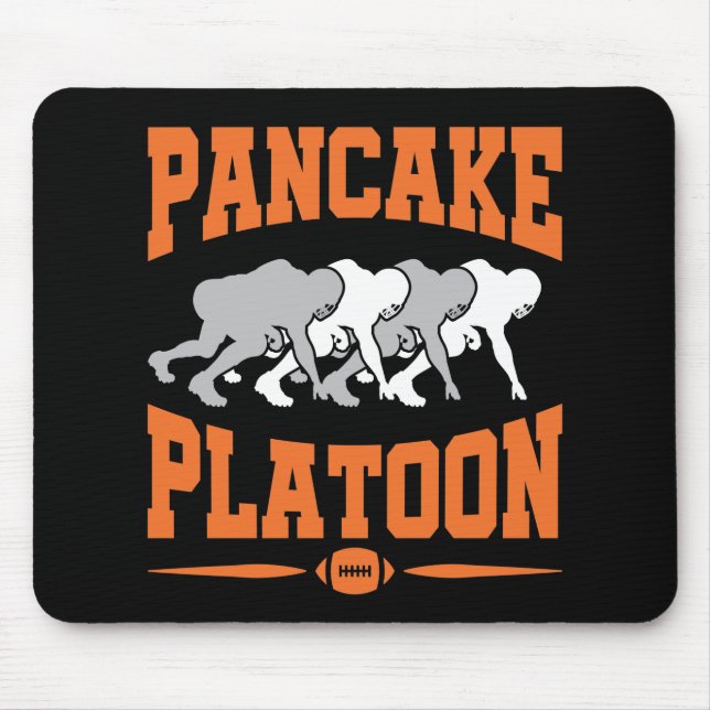 Lineman på fotbollens offensiv i Pancake Platoon Musmatta (Framsidan)