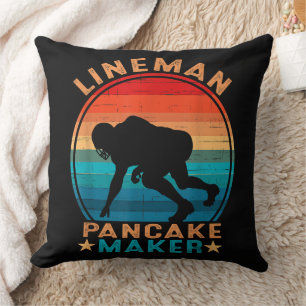 Lineman pannkaka Maker - Amerikansk fotboll Kudde
