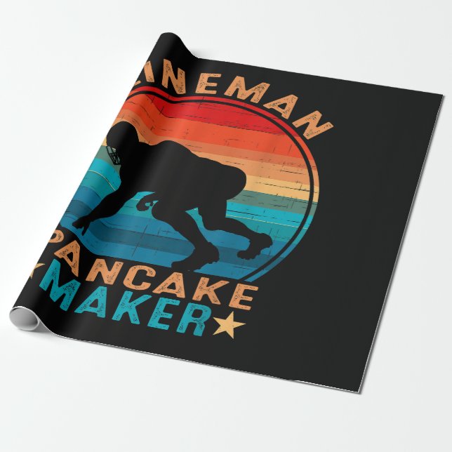 Lineman pannkaka Maker - Amerikansk fotboll Presentpapper (Utrullad)