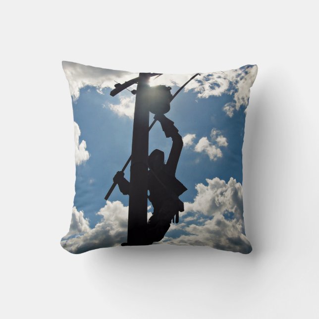 Lineman Pillow Kudde (Framsida)