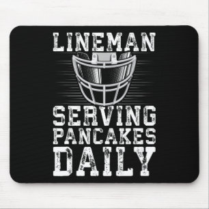 Lineman Serving Pancakes Daily Football Lineman Musmatta