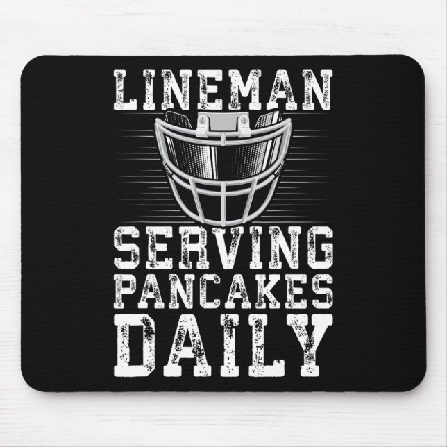 Lineman Serving Pancakes Daily Football Lineman Musmatta (Framsidan)