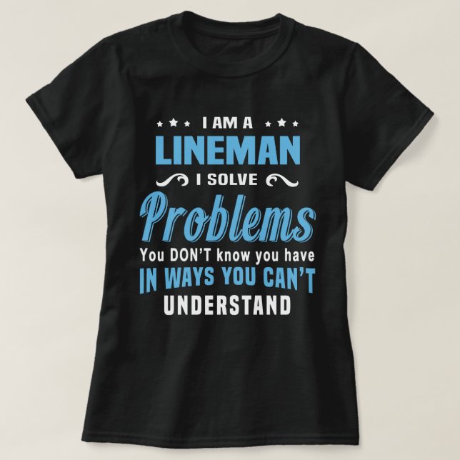 Lineman T Shirt (Design framsida)