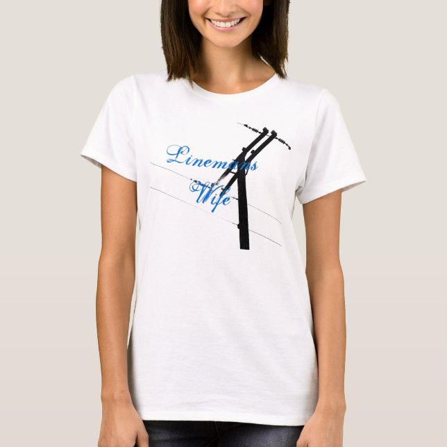 Linemans Wife, Burnout Tee (Framsida)