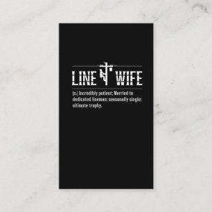 Linemejare i Make, gift elhandlare Visitkort