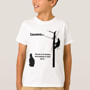 Linemen eftersom t shirt