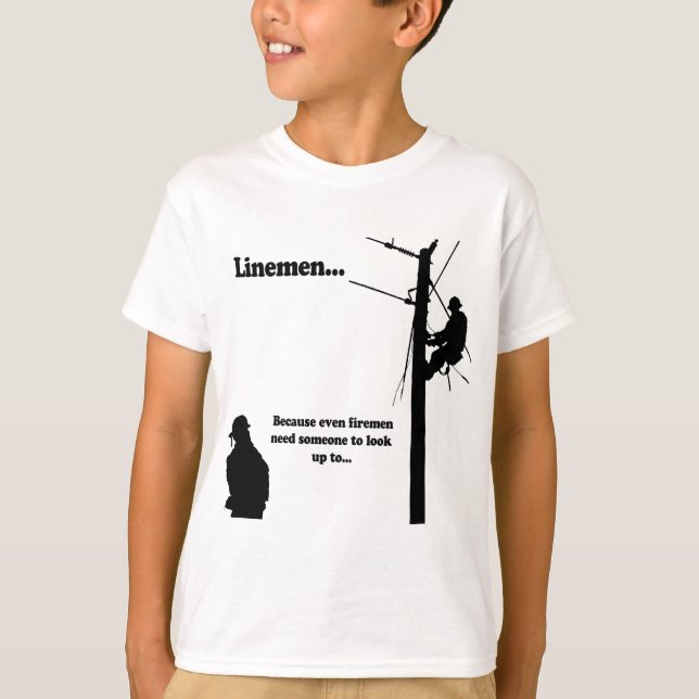 Linemen eftersom t shirt (Framsida)