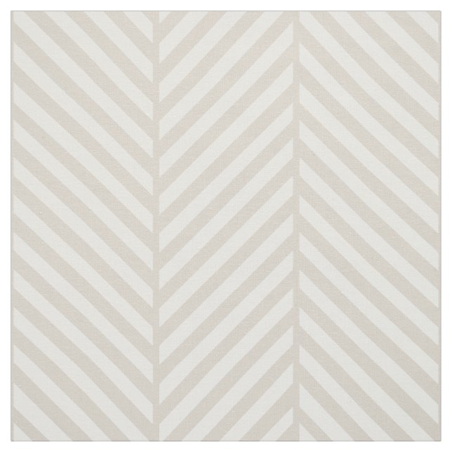 Linen Beige Herringbone Large  Tyg (Provkarta)