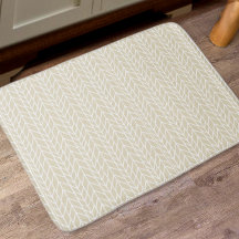 Linen Beige Traditional Modern Herringbone Mönster