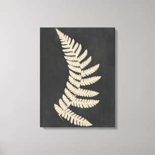 Linen Fern Canvastryck