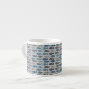 Linen Fish Espressomugg