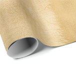 Linen Jute Trasa Burlap Rustic Guld Minimal Presentpapper<br><div class="desc">begreppsmässig omslutning av florenceK papper</div>