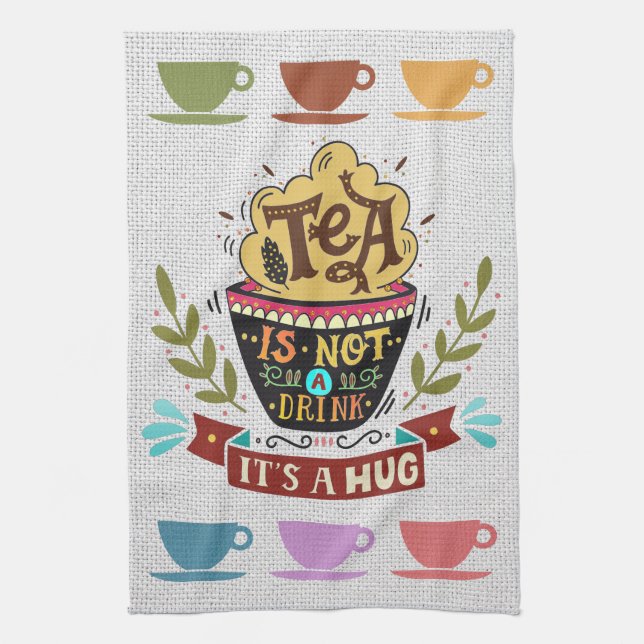 Linen look Tekopp Kitchen Towels Kökshandduk (Vertikal)