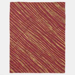Linen Luxury Modern Burgundy Guld Collection Fleecefilt