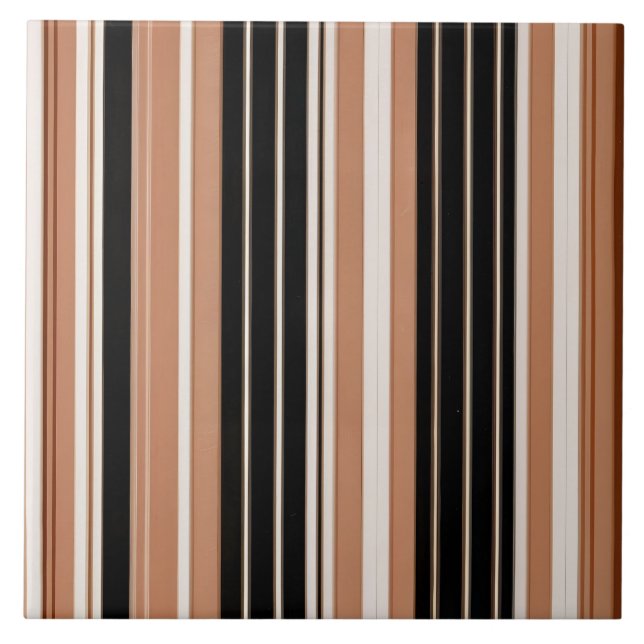 Linen Luxury Popular Brown White Collection Kakelplatta (Framsidan)