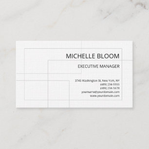 Linen Modern enkla, minimalistiska rektanglar av t Visitkort