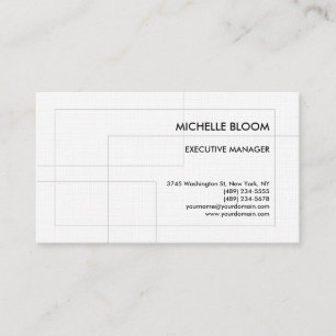 Linen Modern enkla, minimalistiska rektanglar av t Visitkort