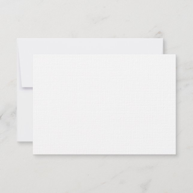Linen Papper Bröllop OSA-svarskort OSA Kort (Framsida)