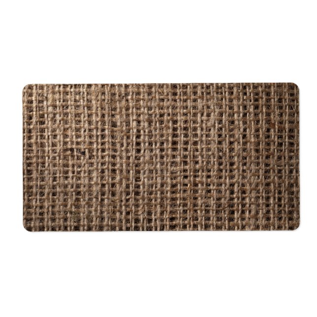 Linen Sack Background, Vintage Stil 2 Fraktsedel (Framsidan)