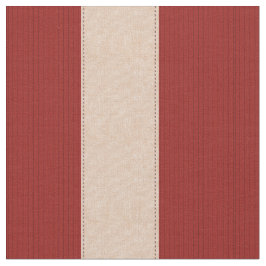 Linen Se Red Rand Mönster Tyg