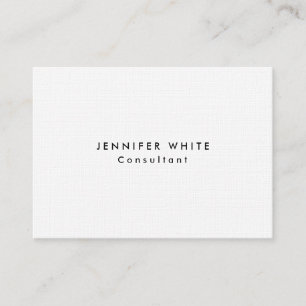 Linen Snyggt Modern Minimalist Visitkort