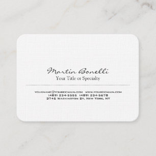 Linen Speciell, unik modern Professionell Visitkort