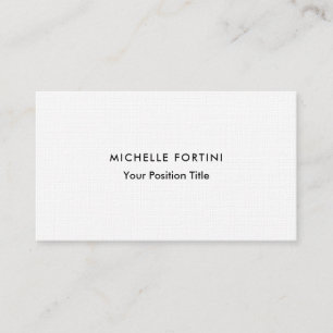 Linen Trendig - minimalistisk Professionell Modern Visitkort
