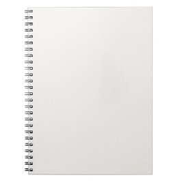 Linen White, off-White Anteckningsbok