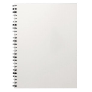 Linen White, off-White Anteckningsbok