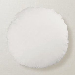 Linen White, off-White Rund Kudde