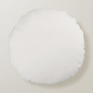 Linen White, off-White Rund Kudde