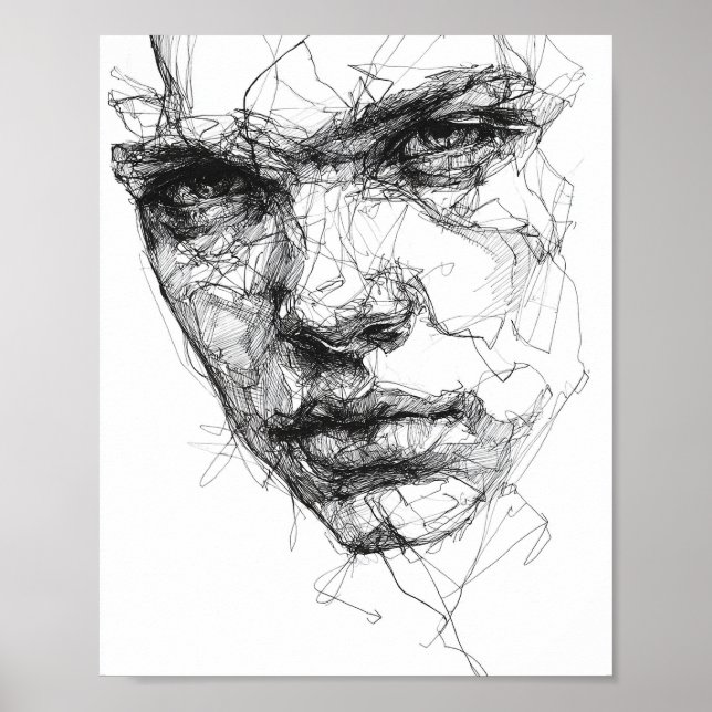 Lines of a Fractured Gaze Poster (Framsidan)
