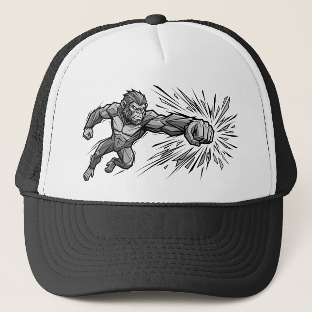 Lines & Shades: Kinetic Ape Punch Keps (Framsida)