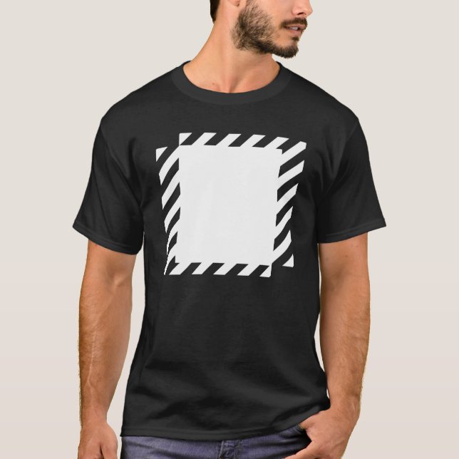  lines squares design t shirt (Framsida)