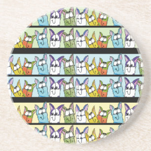 Lineup-Colorful Cats från kattunge Underlägg