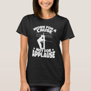 Linework-for a sak not applause Electr T Shirt