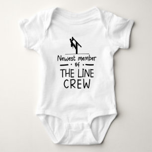 Lineworkers Baby - Nyaste medlem av linjesammansät T Shirt
