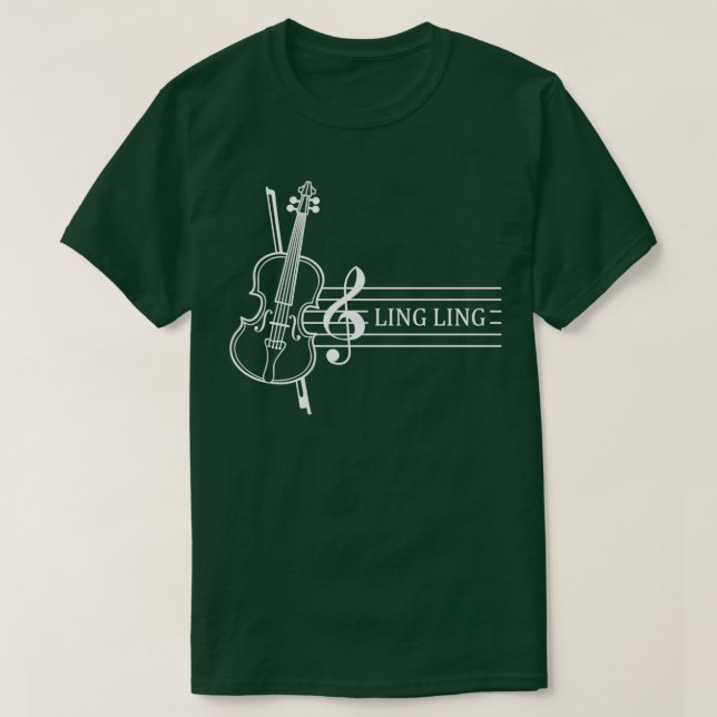 Ling Ling Twoset Violin 3 T Shirt (Design framsida)