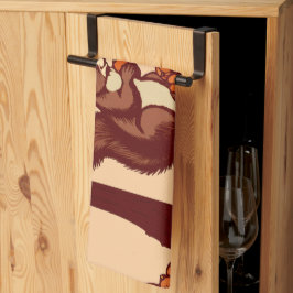 🐿️ Linge de Cuisine Écureuil d'Automne – Torchon Kökshandduk