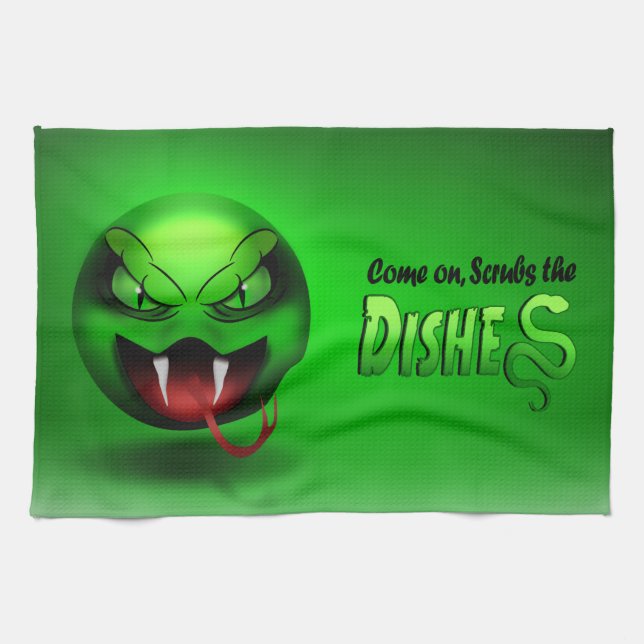 Linge De Cuisine Snakemoji Kökshandduk (Horisontell)