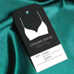 Lingerie Boutique Clothing Label Pris Märkre Visitkort