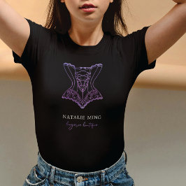 Lingerie Boutique Logotyp T-Shirt